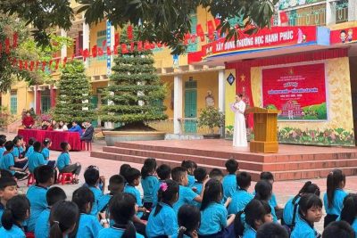 Sôi nổi ngày hội “Thiếu nhi vui khỏe – Tiến bước lên đoàn” tại Trường Tiểu học Hải An