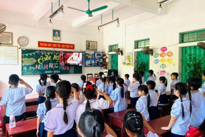 NGÀY KHAI GIẢNG Ý NGHĨA TẠI TRƯỜNG TIỂU HỌC HẢI AN: NIỀM VUI NHÂN ĐÔI TRONG MÙA TRI THỨC MỚI