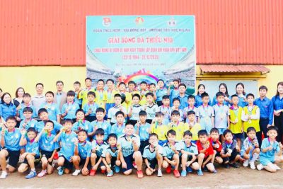 Những chân sút nhí Tiểu học Hải An tỏa sáng trong mùa giải đầu tiên